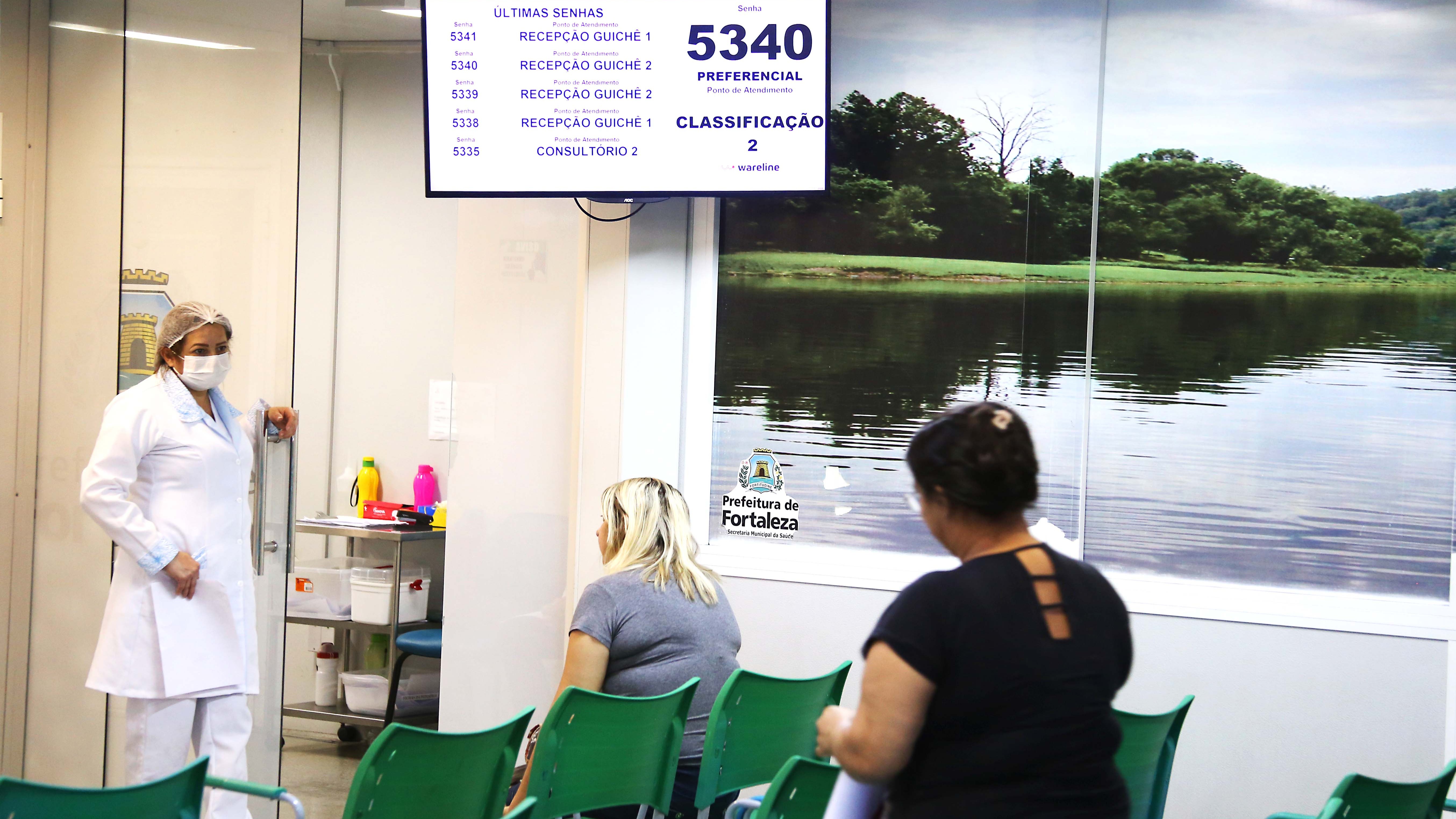 recepção de uma UPA